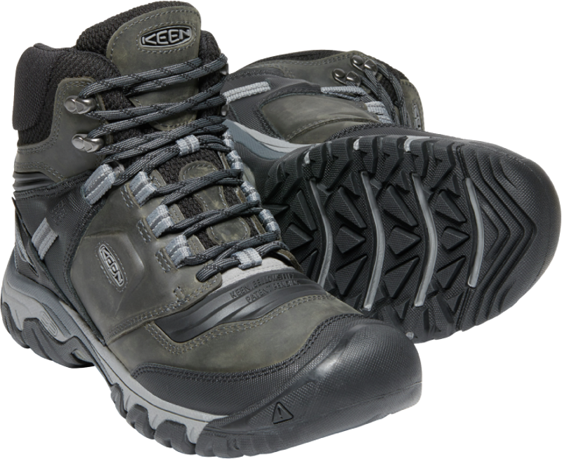 Keen Mens Ridge Flex Mid WP Magnet/Black-5