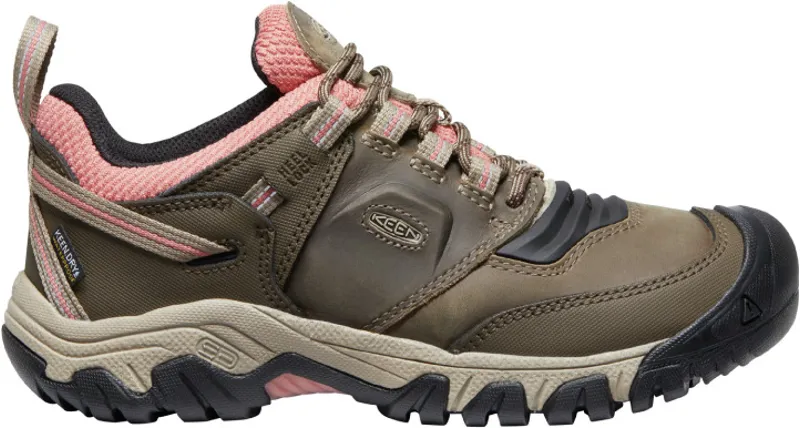 Keen Womens Ridge Flex WP Hiking Shoes Timberwolf
