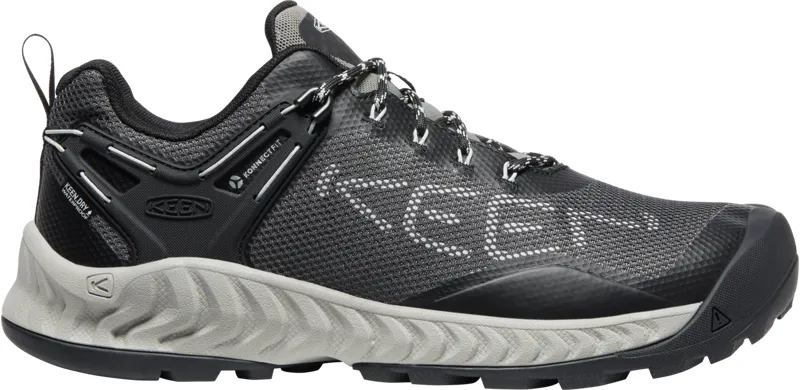 Keen Mens Nxis Evo Waterproof Shoes Magnet/ Vapor
