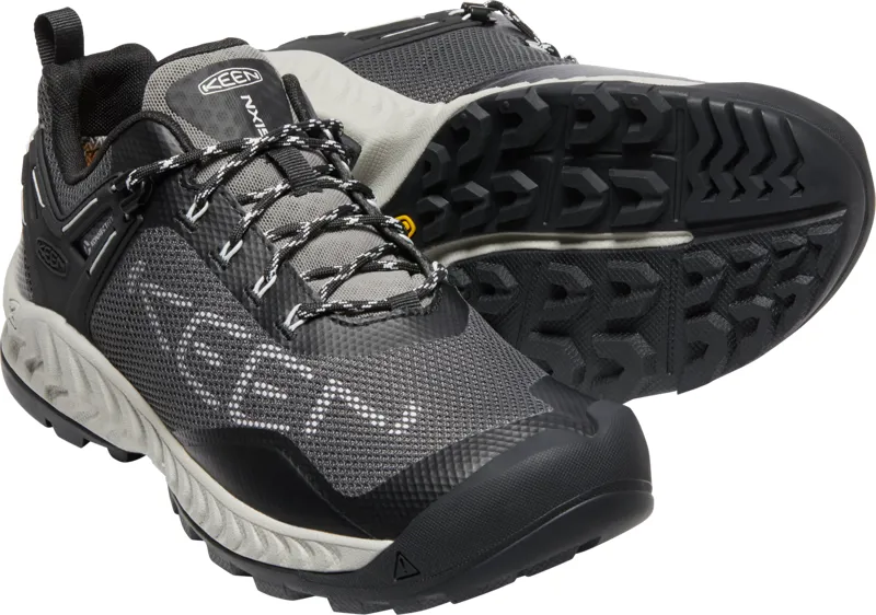 Keen Mens Nxis Evo Waterproof Shoes Magnet/ Vapor-3