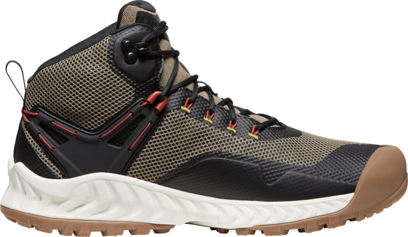 Keen Mens Nxis Evo Mid Waterproof Boots Brindle/ Citronelle-6