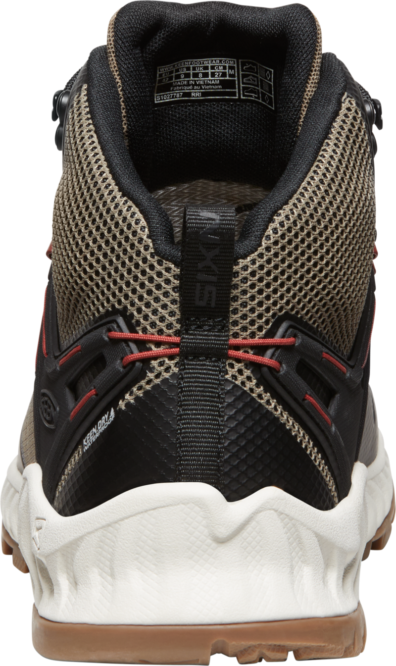 Keen Mens Nxis Evo Mid Waterproof Boots Brindle/ Citronelle-5