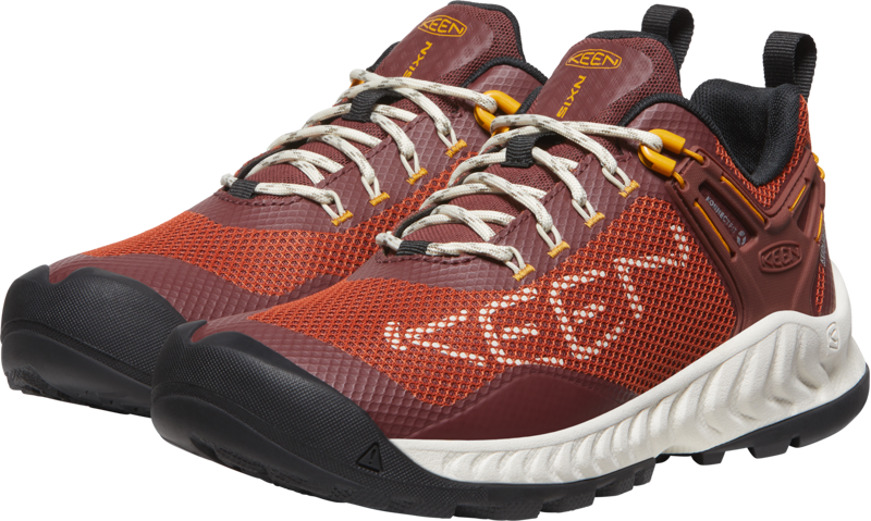 Keen Womens Nxis Evo Waterproof Shoe Baked Clay/Golden Yellow-3