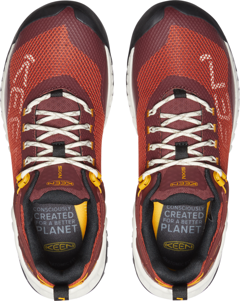 Keen Womens Nxis Evo Waterproof Shoe Baked Clay/Golden Yellow-4