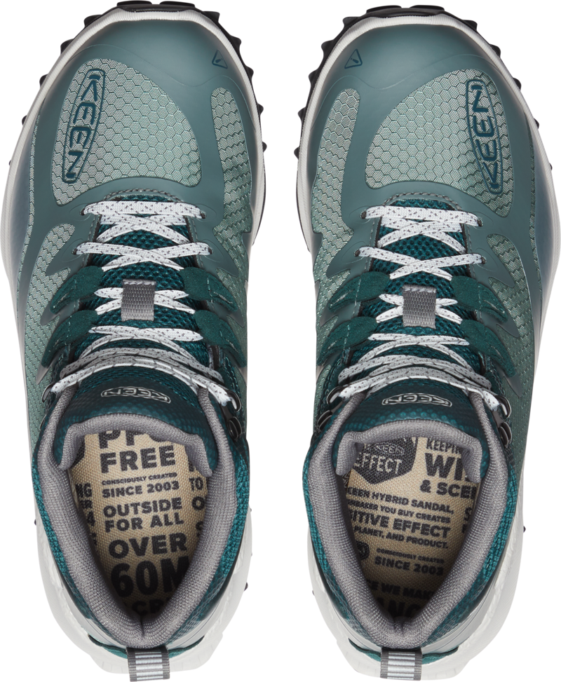 Keen Women's Zionic Waterproof Mid Hiking Boots Dark Forest/Sea Moss-4