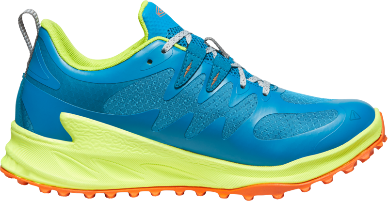 Keen Womens Zionic Waterproof Hiking Shoes Fjord Blue/Evening Primrose-6