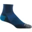 Darn Tough Mens Run 1/4 Ultra-Lightweight Running Socks Eclipse