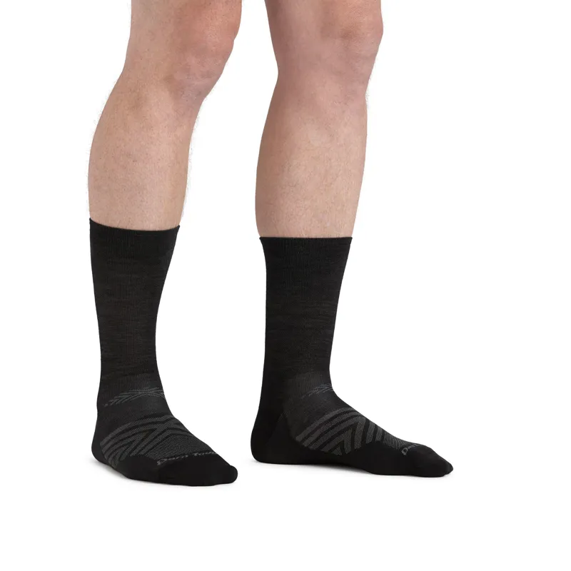 Darn Tough Mens Run Micro Crew Ultra Lightweight Running Socks Black-4