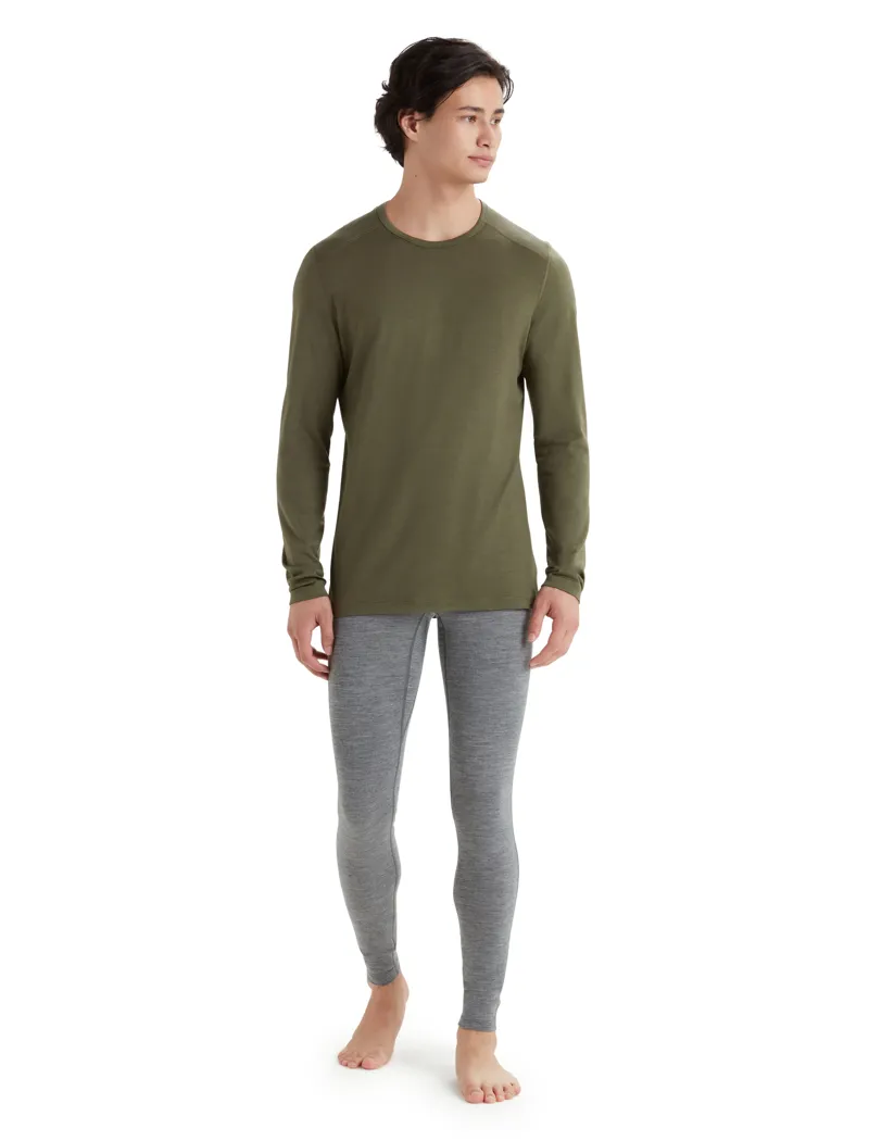 Icebreaker Men's 200 Oasis LS Crewe Loden Green-4