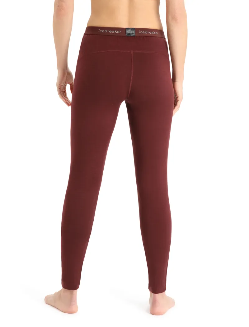 Icebreaker Womens 200 Oasis Leggings Espresso-2