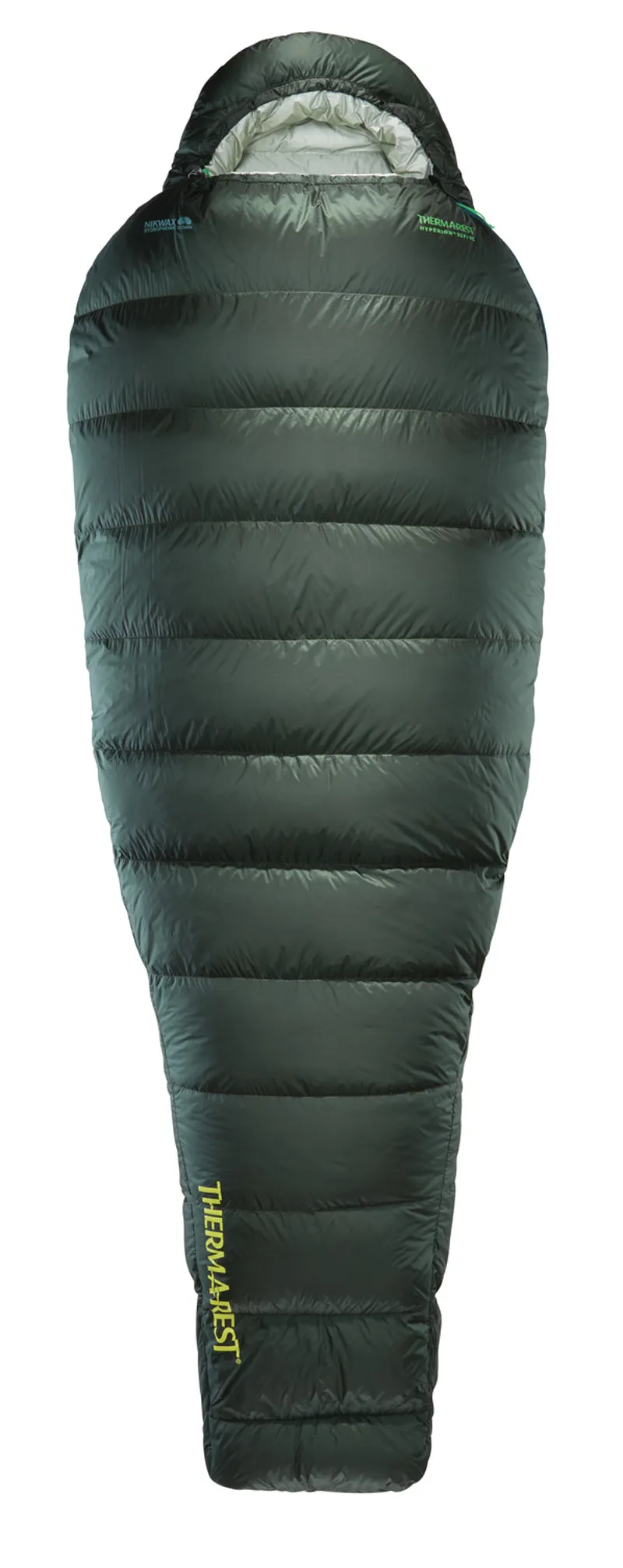 Therm-A-Rest Hyperion 0C Sleeping Bag Black Forest Long