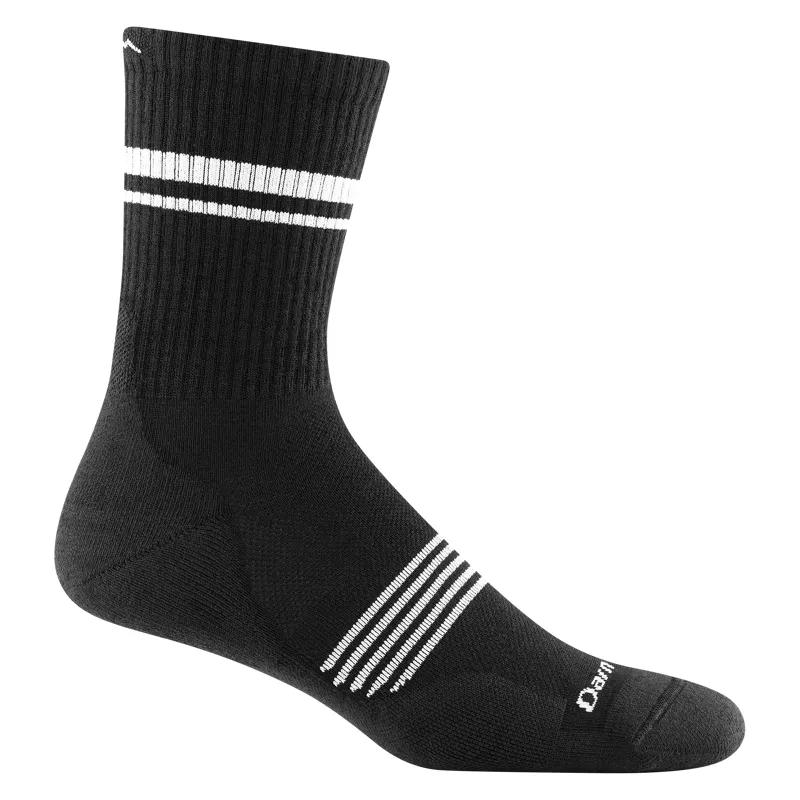 Darn Tough Men's Element Micro Crew Lightweight Running Socks Black