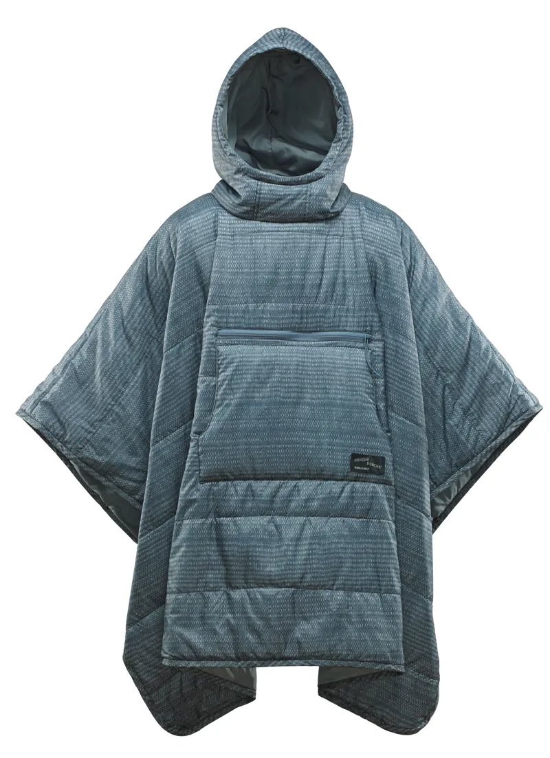 Therm-A-Rest Honcho Poncho Blue Woven Print