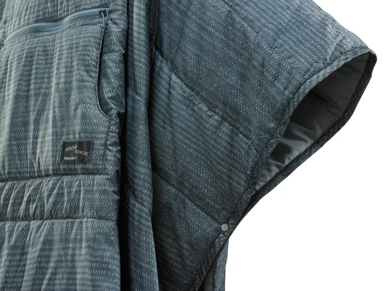 Therm-A-Rest Honcho Poncho Blue Woven Print-1