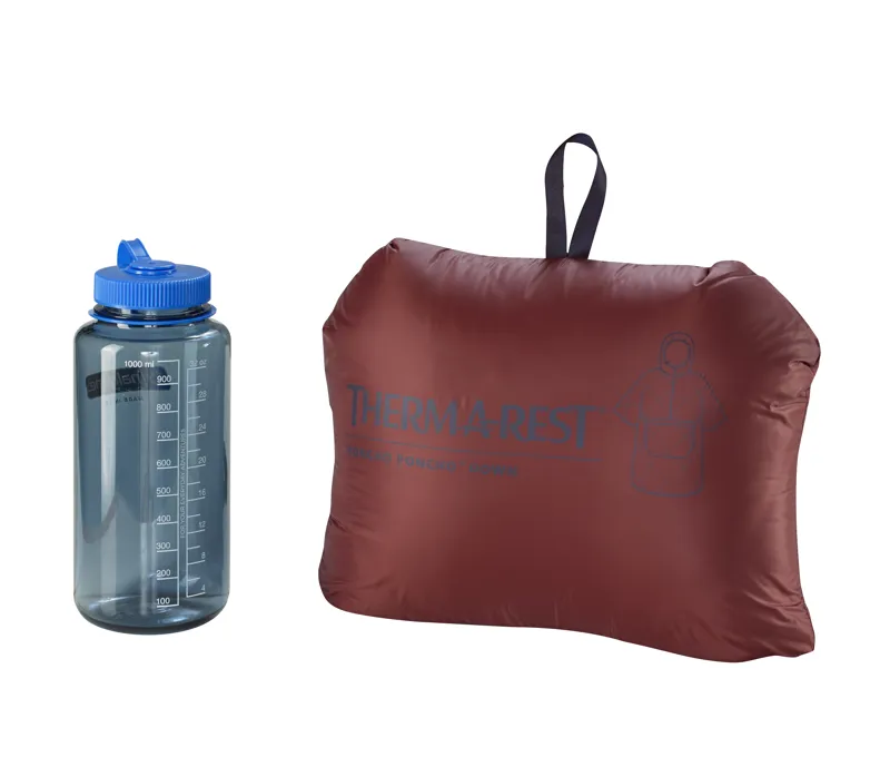 Therm-A-Rest Honcho Poncho Down Burgundy-3