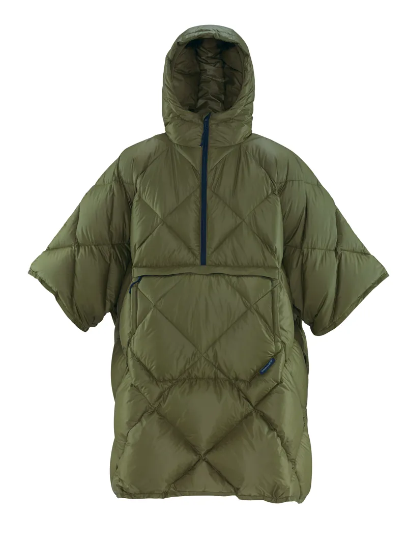 Therm-A-Rest Honcho Poncho Down Dark Olive