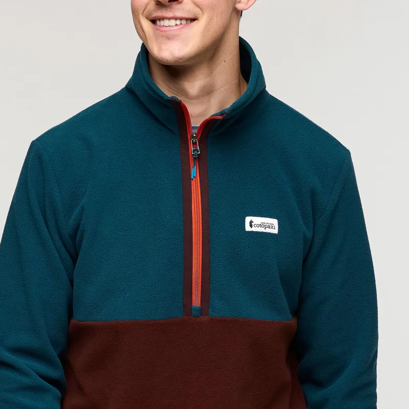 Cotopaxi Men's Amado Fleece Pullover Abyss Chestnut-4