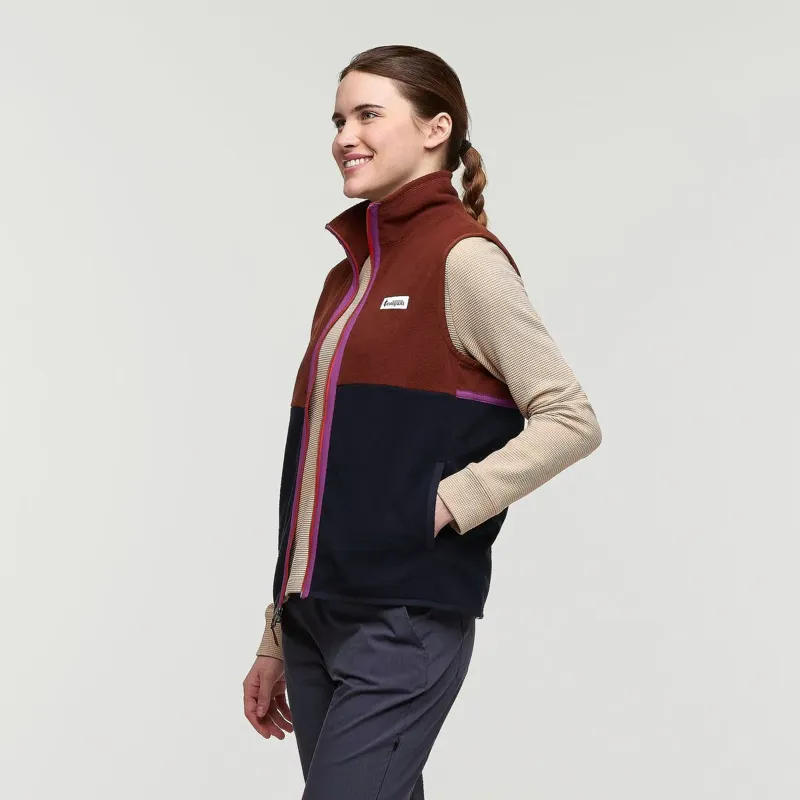Cotopaxi Women's Amado Fleece Vest Rusty Carbon-2