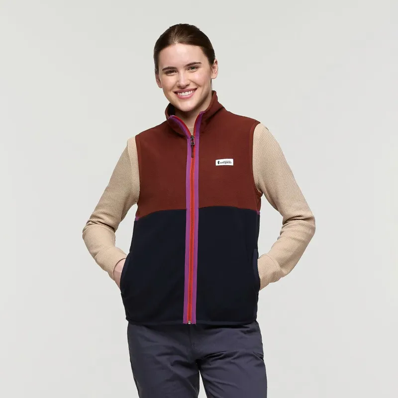 Cotopaxi Women's Amado Fleece Vest Rusty Carbon-3