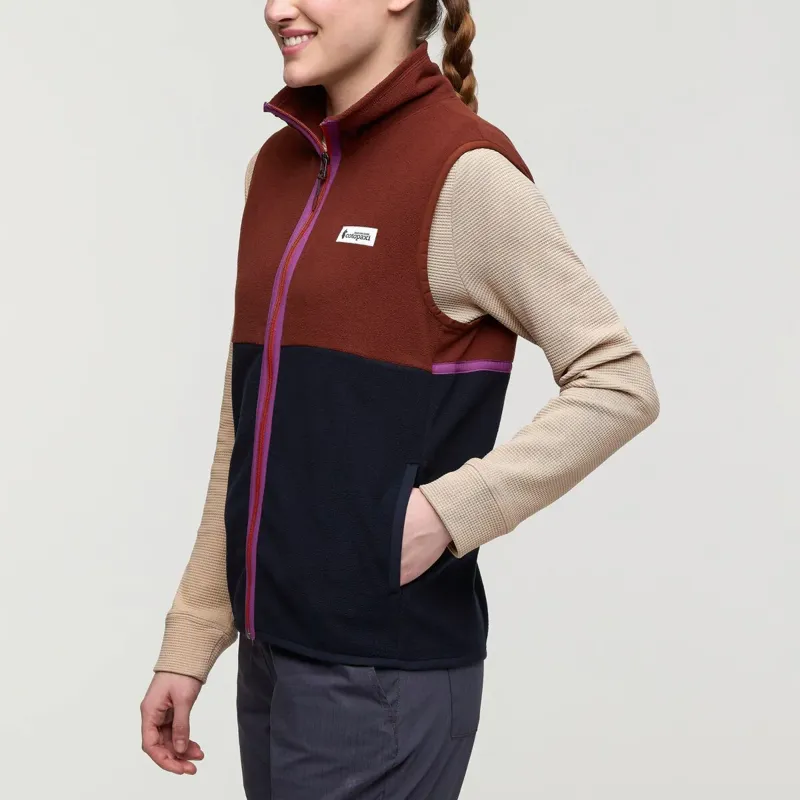 Cotopaxi Women's Amado Fleece Vest Rusty Carbon-4
