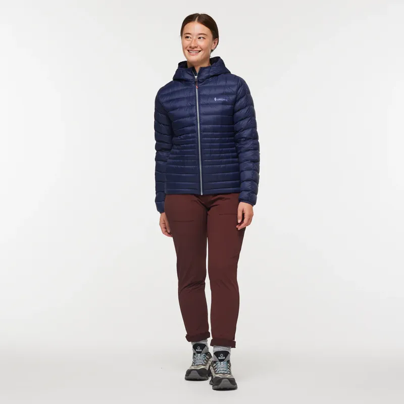 Cotopaxi Women's  Fuego Down Hooded Jacket Maritime-1