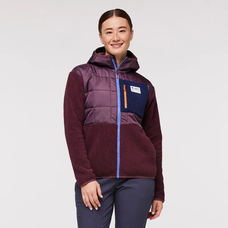 Cotopaxi Women's Trico Hybrid Hooded Jacket Wine-2