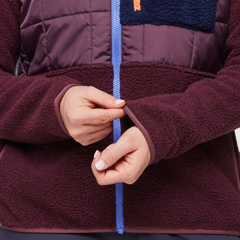 Cotopaxi Women's Trico Hybrid Hooded Jacket Wine-7