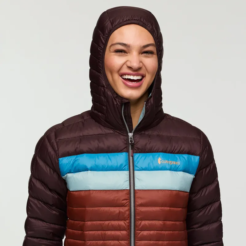 Cotopaxi Women's Fuego Down Hooded Jacket Coffee-9
