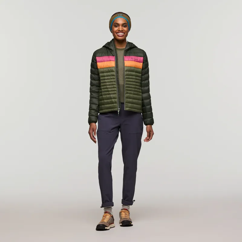 Cotopaxi Women's Fuego Down Hooded Jacket Woods-2