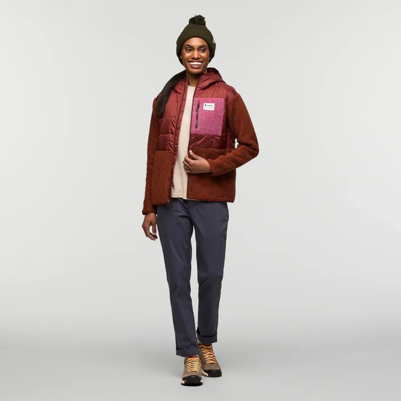 Cotopaxi Women's Trico Hybrid Hooded Jacket Rusty-1