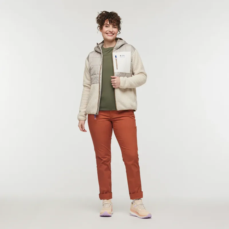Cotopaxi Women's Trico Hybrid Hooded Jacket Oatmeal-1