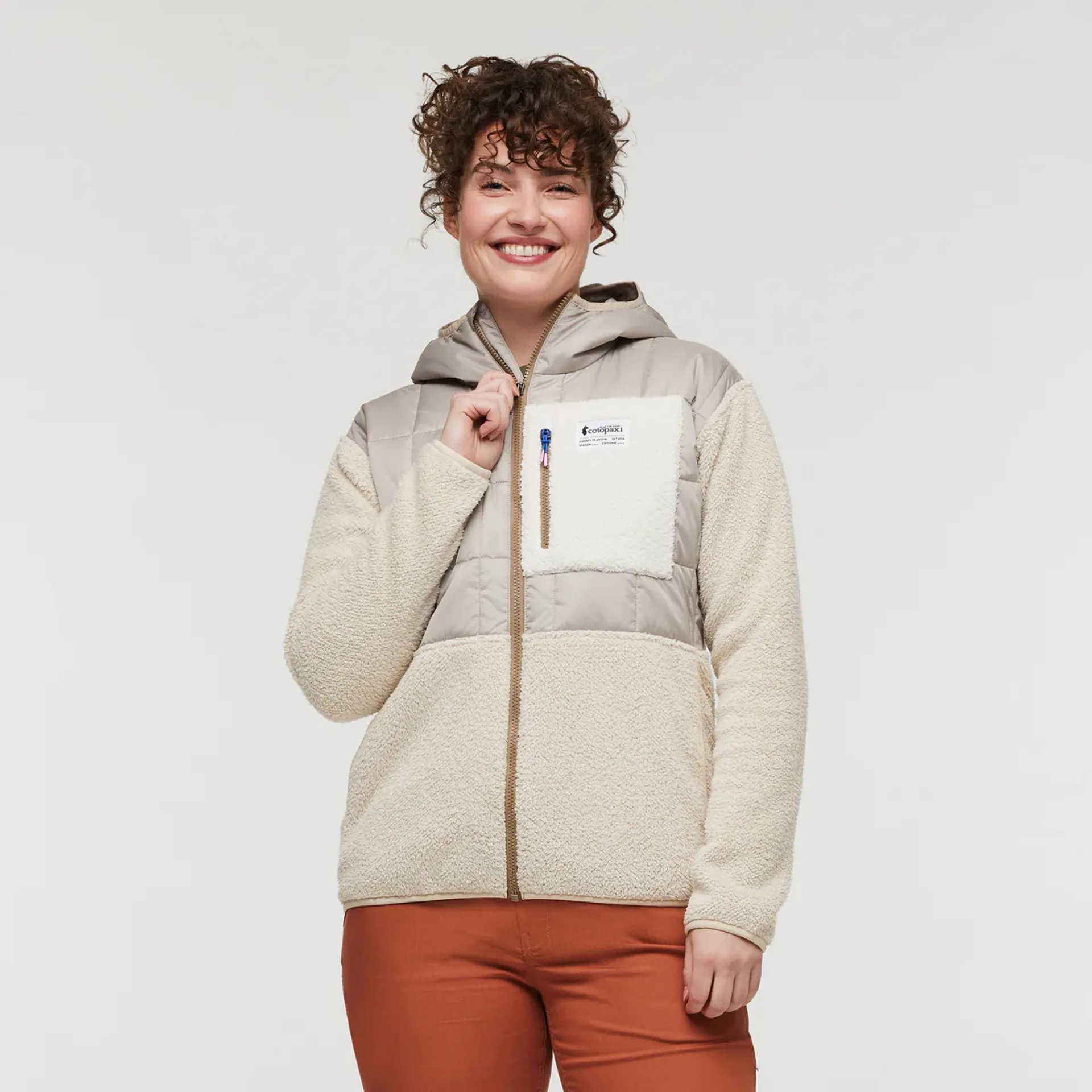 Cotopaxi Women's Trico Hybrid Hooded Jacket Oatmeal