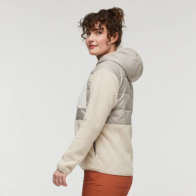 Cotopaxi Women's Trico Hybrid Hooded Jacket Oatmeal-3