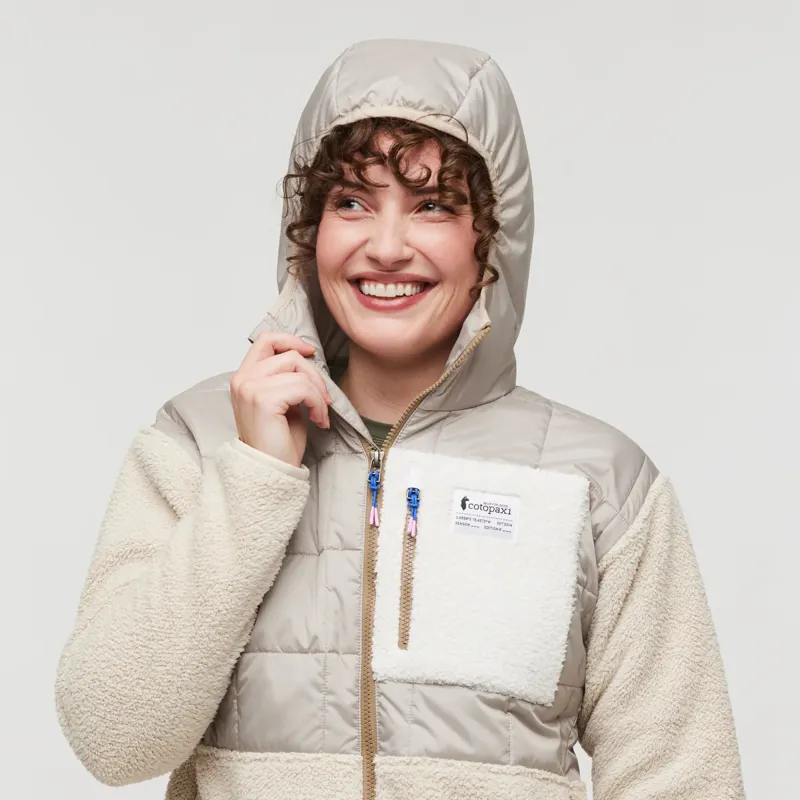 Cotopaxi Women's Trico Hybrid Hooded Jacket Oatmeal-6