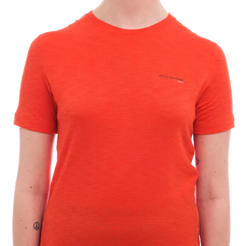 Artilect Womens Sprint Tee Red-1