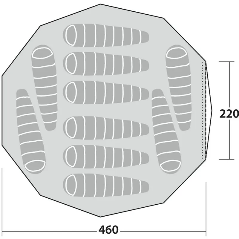 Robens Klondike Grande 10 Person Tent-5