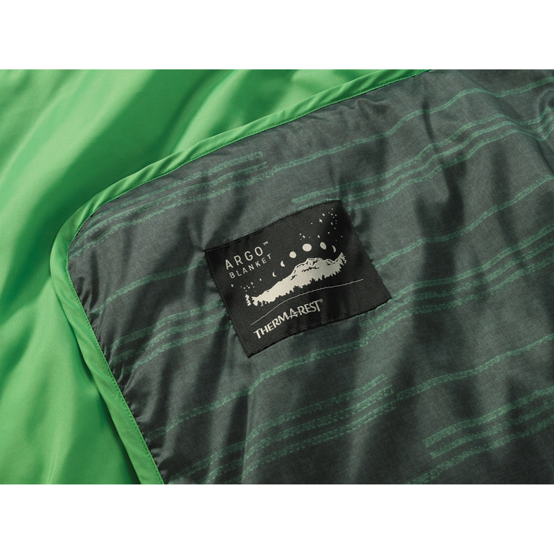 Therm-A-Rest Argo Blanket Green Print-1