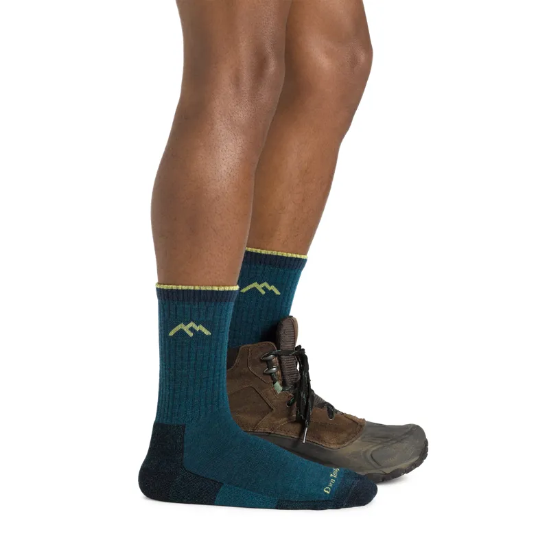 Darn Tough Mens Hiker Micro Crew Cushion Dark Teal-2