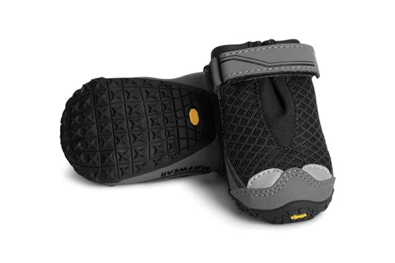 Ruffwear Grip Trex Dog Boots Pair Obsidian Black