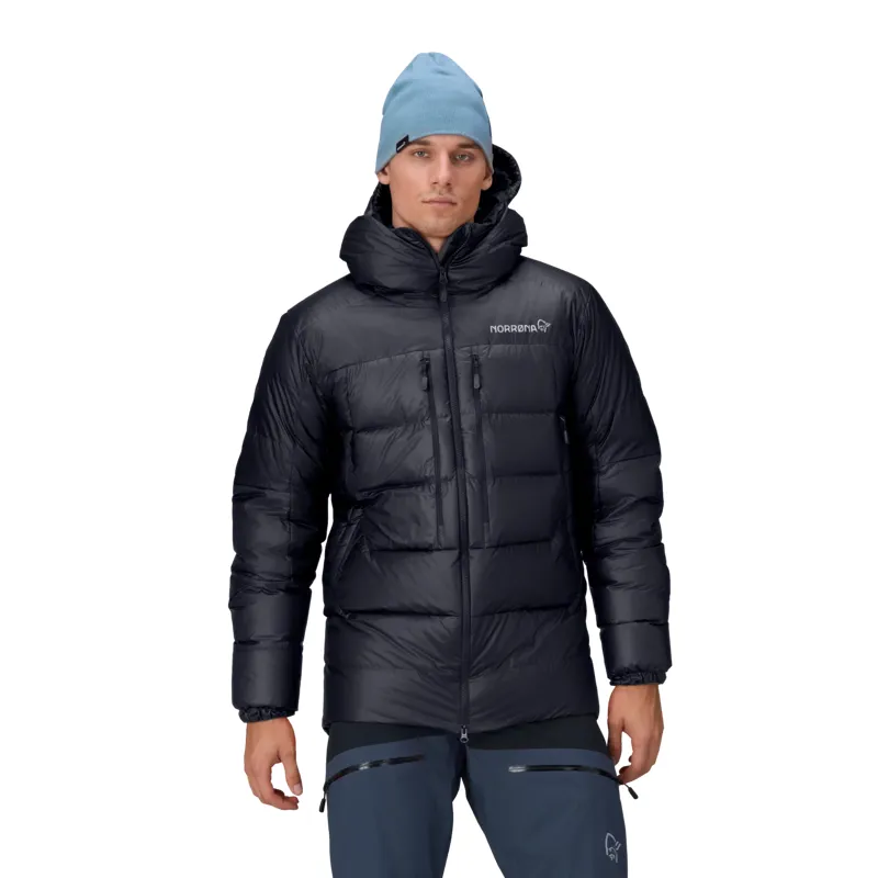 Norrona Men's Trollveggen Down800 Hood Jacket Caviar-2