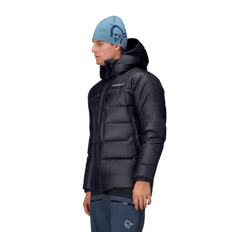 Norrona Men's Trollveggen Down800 Hood Jacket Caviar-4