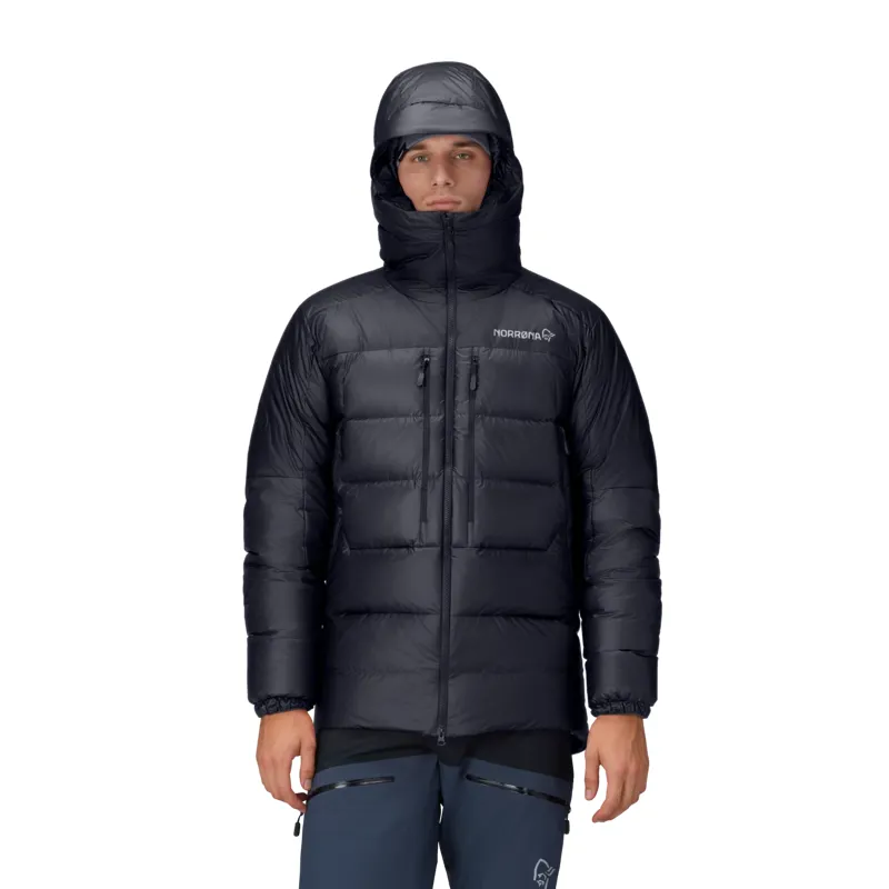 Norrona Men's Trollveggen Down800 Hood Jacket Caviar-5