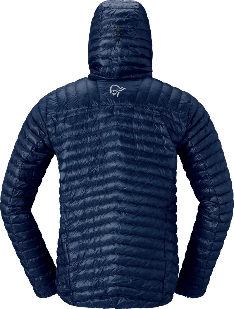 Norrona Men's Trollveggen Superlight Down800 Hooded Jacket Indigo-1