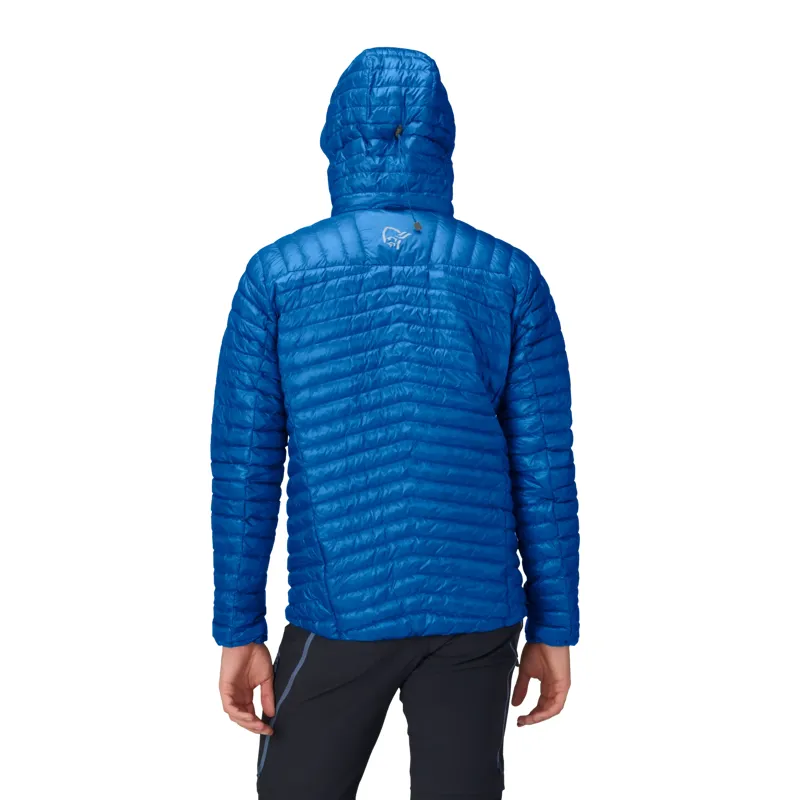 Norrona Men's Trollveggen Superlight Down800 Hooded Jacket Skydiver-6