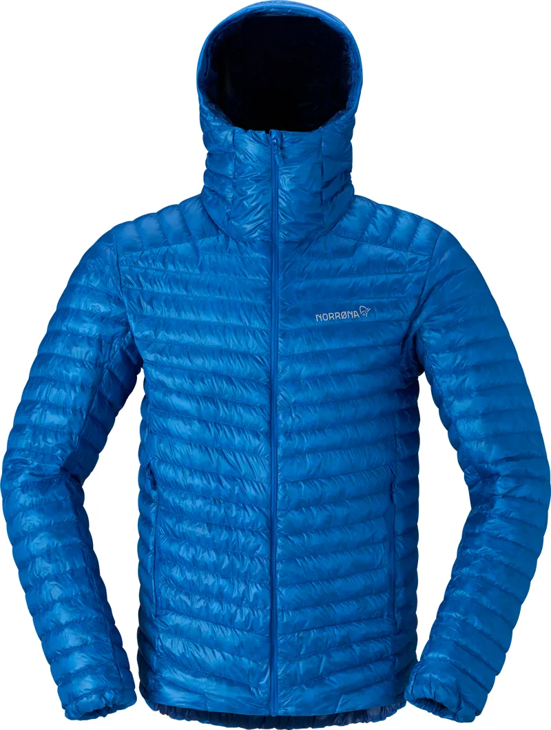 Norrona Men's Trollveggen Superlight Down800 Hooded Jacket Skydiver