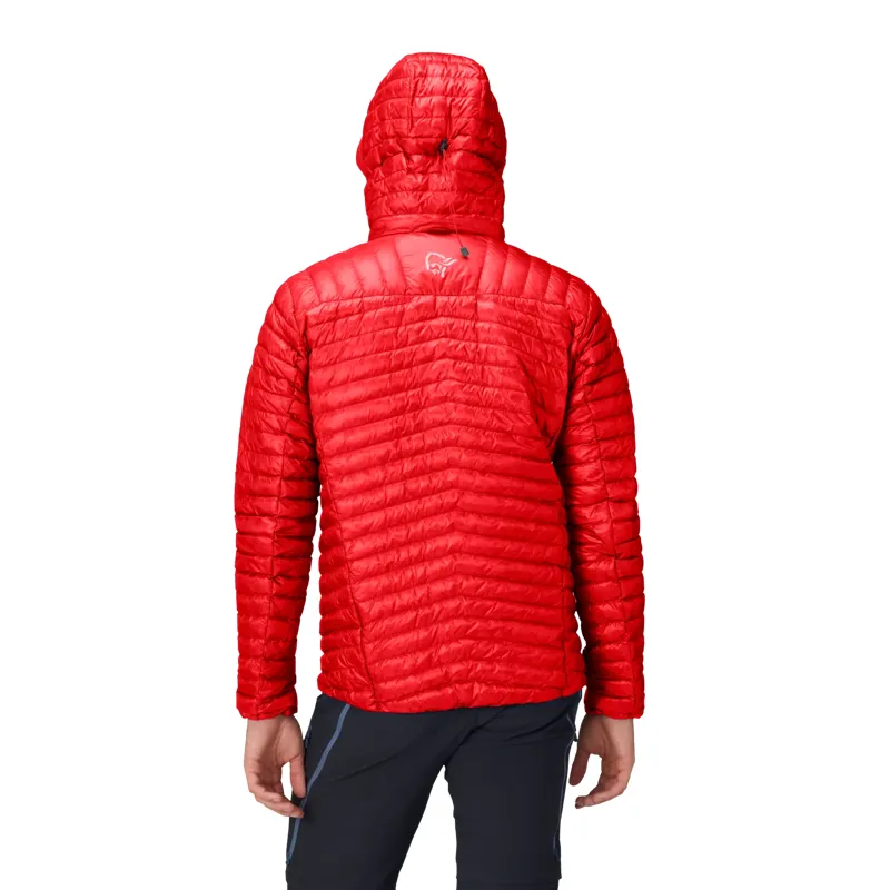 Norrona Men's Trollveggen Superlight Down800 Hooded Jacket Adrenalin-4