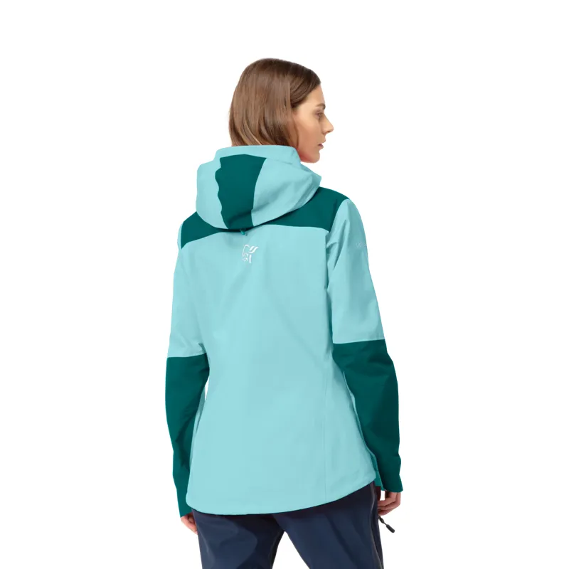 Norrona Women's Trollveggen Gore-Tex Pro Light Jacket Clearwater-3