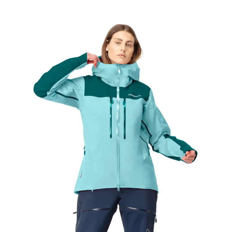 Norrona Women's Trollveggen Gore-Tex Pro Light Jacket Clearwater-4