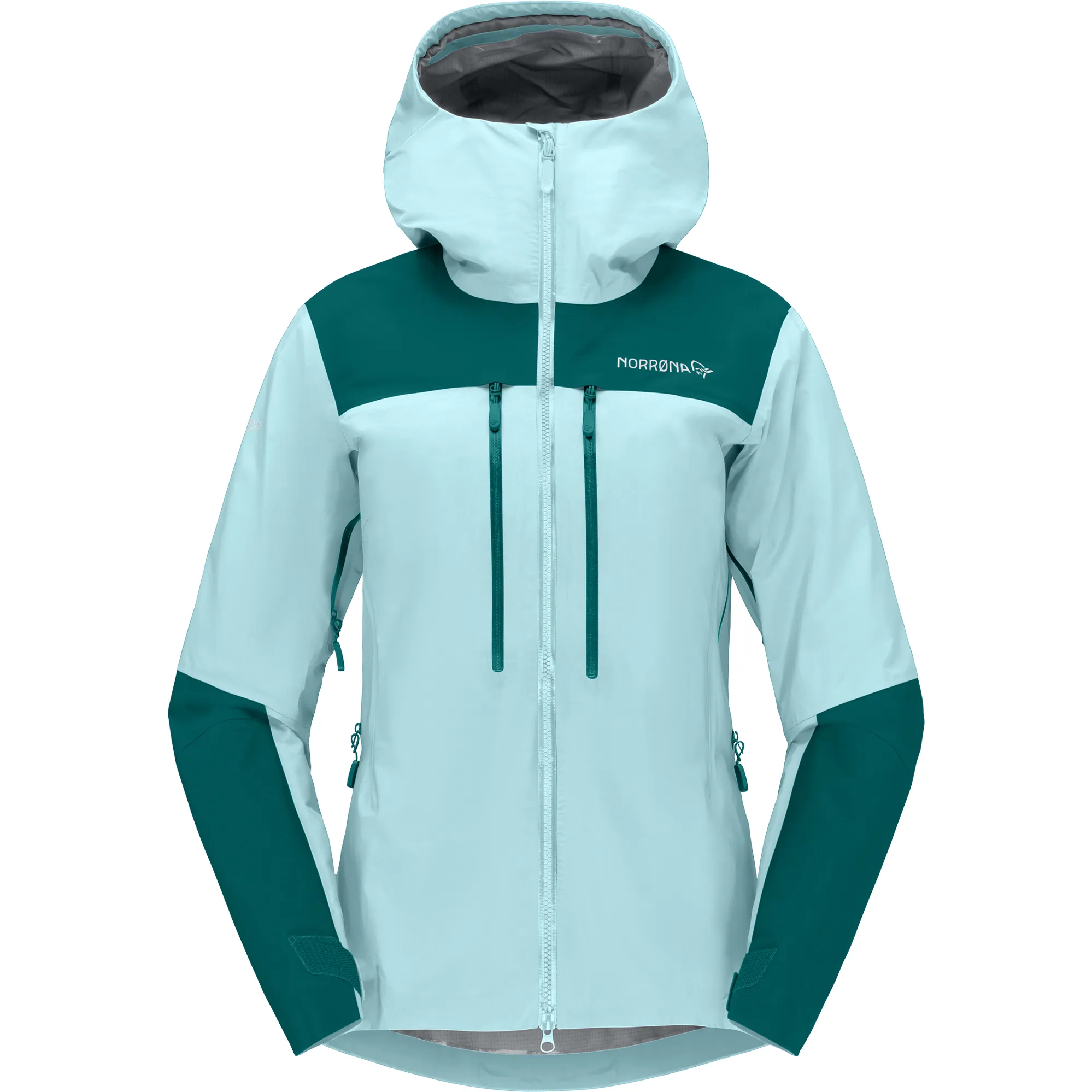 Norrona Women's Trollveggen Gore-Tex Pro Light Jacket Clearwater Norrona Women's Trollveggen Gore-Tex Pro Light Jacket Clearwater