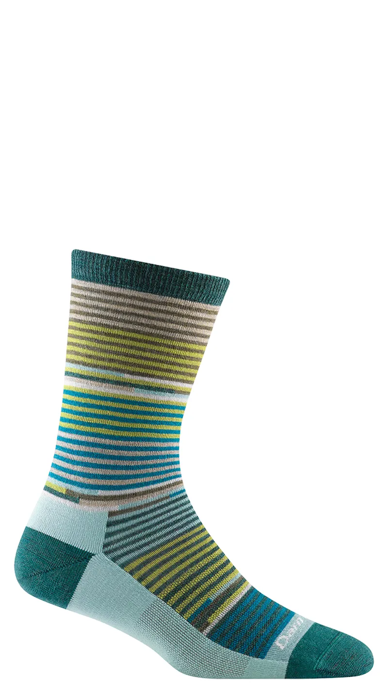 Darn Tough Womens Pixie Crew Light Teal-1